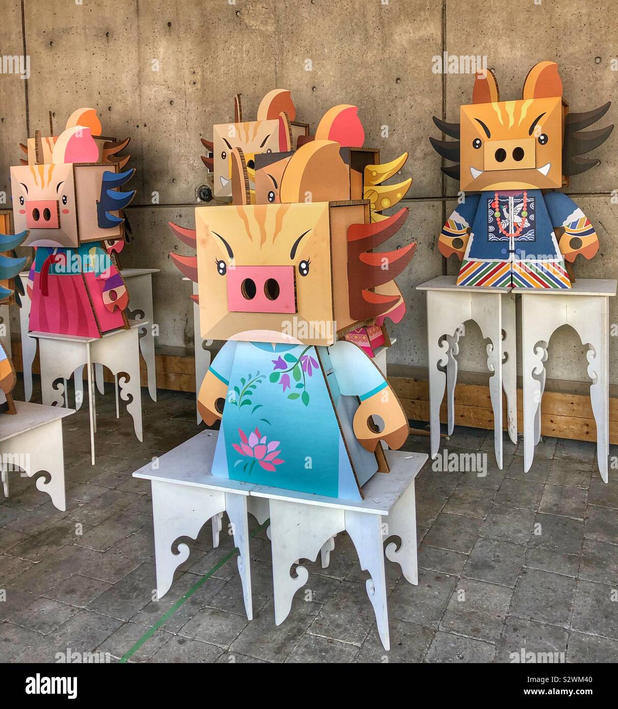 Un gioco di Taiwan. - Immagine stock catturata con smartphone