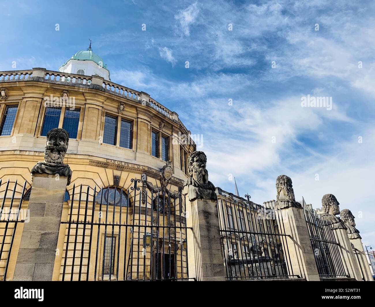 Il Sheldonian Theatre, Oxford Foto Stock