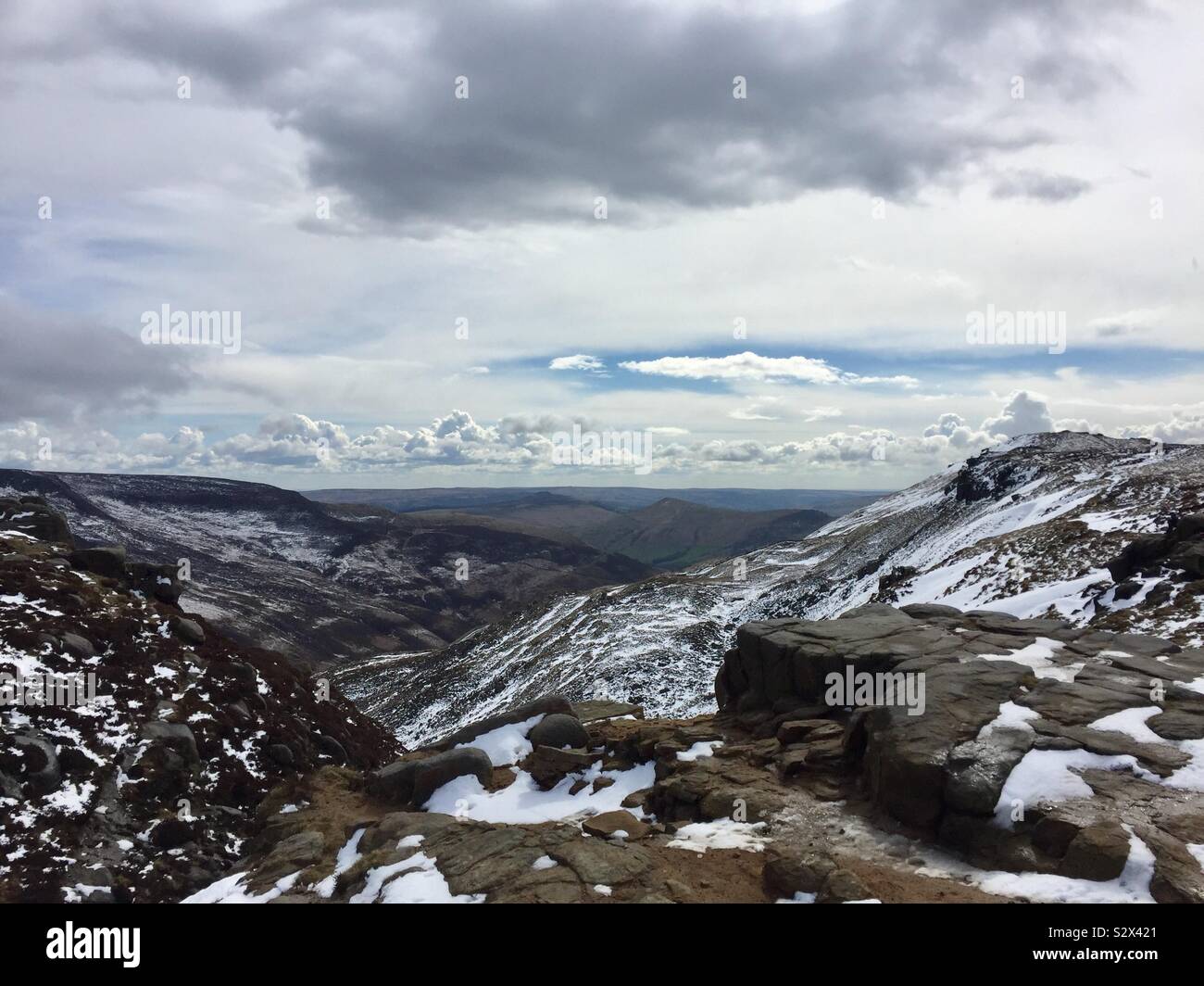 L'inverno in Eden Valley Foto Stock