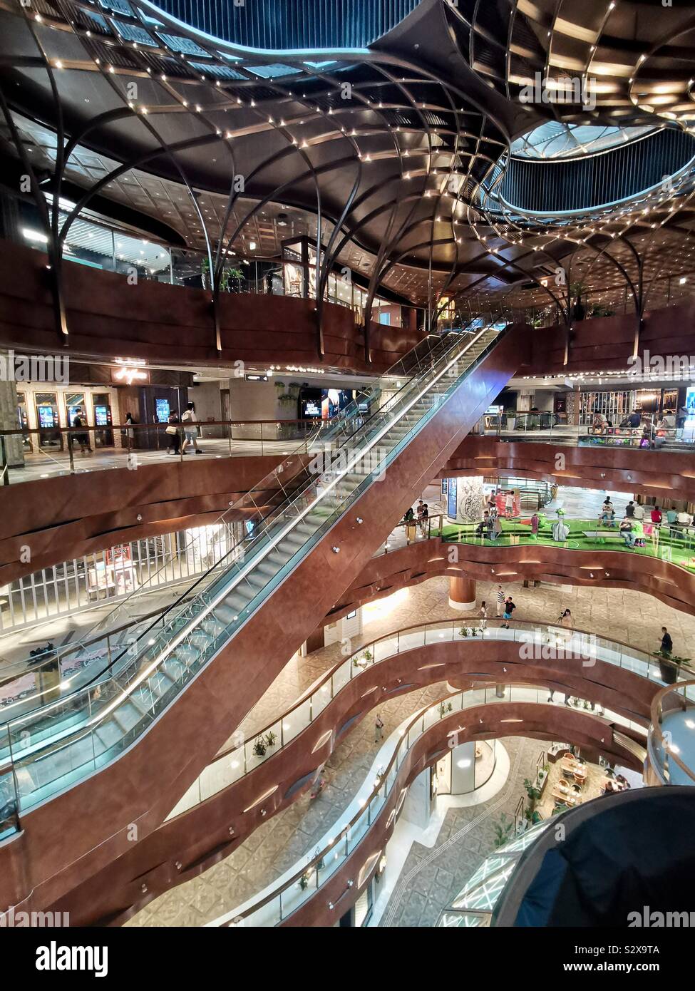 Il nuovo k11 Musea shopping mall in ' Kowloon Hong Kong. Foto Stock