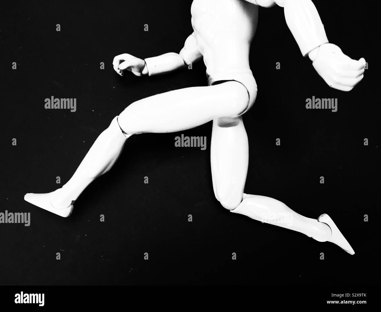 Action Man - Immagine stock catturata con smartphone