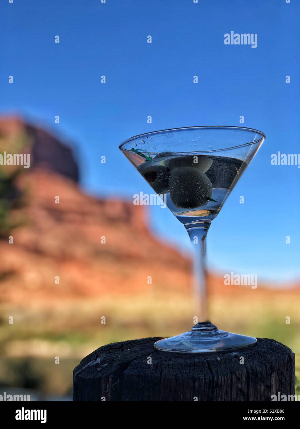 Martini in Moab Foto Stock