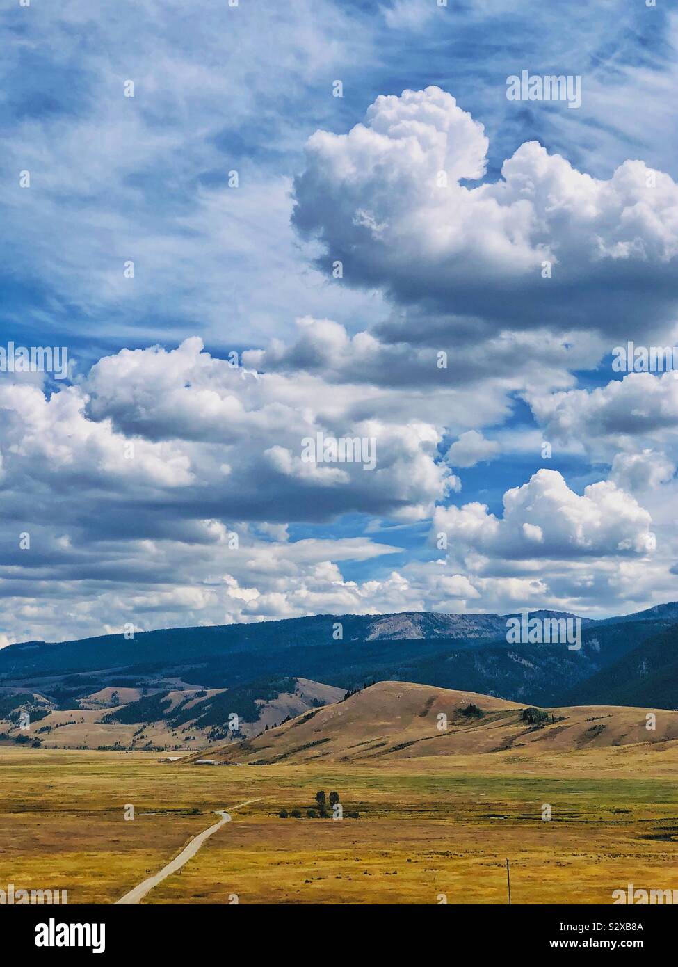 Wyoming Skies Foto Stock