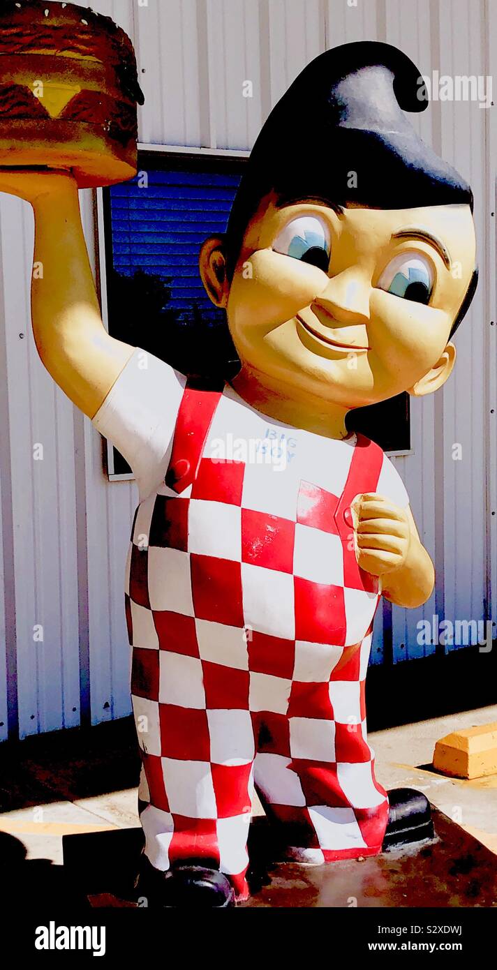 Bob's Big Boy Burger statua Foto Stock