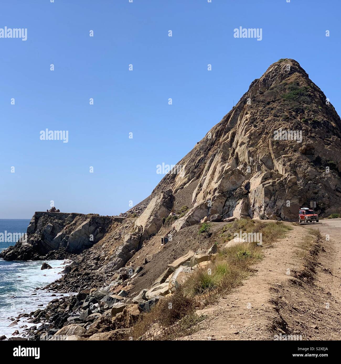 Point Mugu State Park, Santa Monica Mountains National Recreation Area, California, Stati Uniti Foto Stock