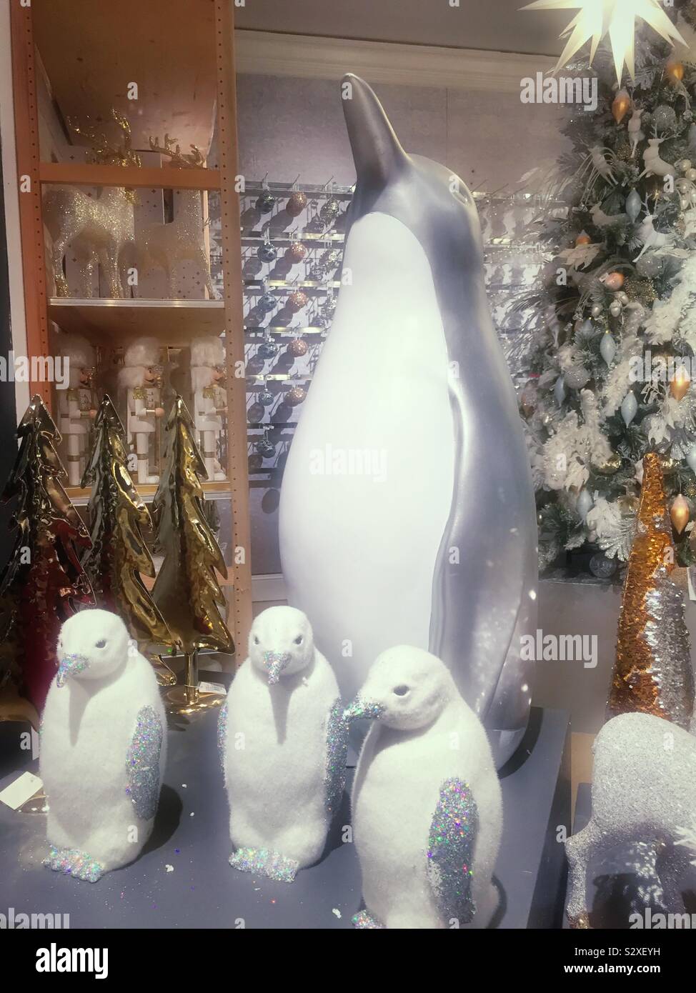 Macy's flagship department store dispone di un elaborato holiday Lane dipartimento durante la stagione di Natale, STATI UNITI D'AMERICA, NYC Foto Stock