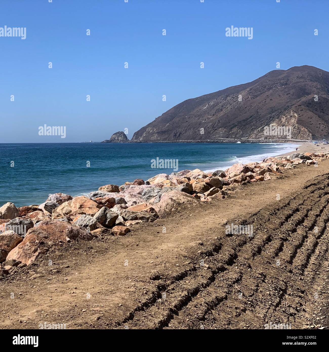 Point Mugu State Park, Santa Monica Mountains National Recreation Area, California, Stati Uniti Foto Stock