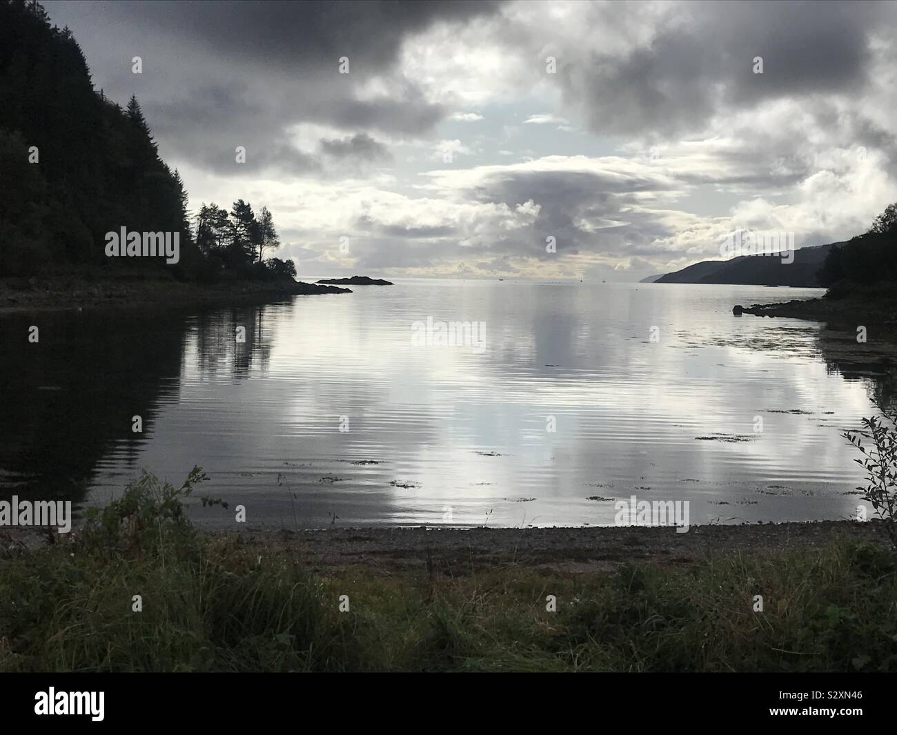 La mattina presto su Loch Fyne Foto Stock