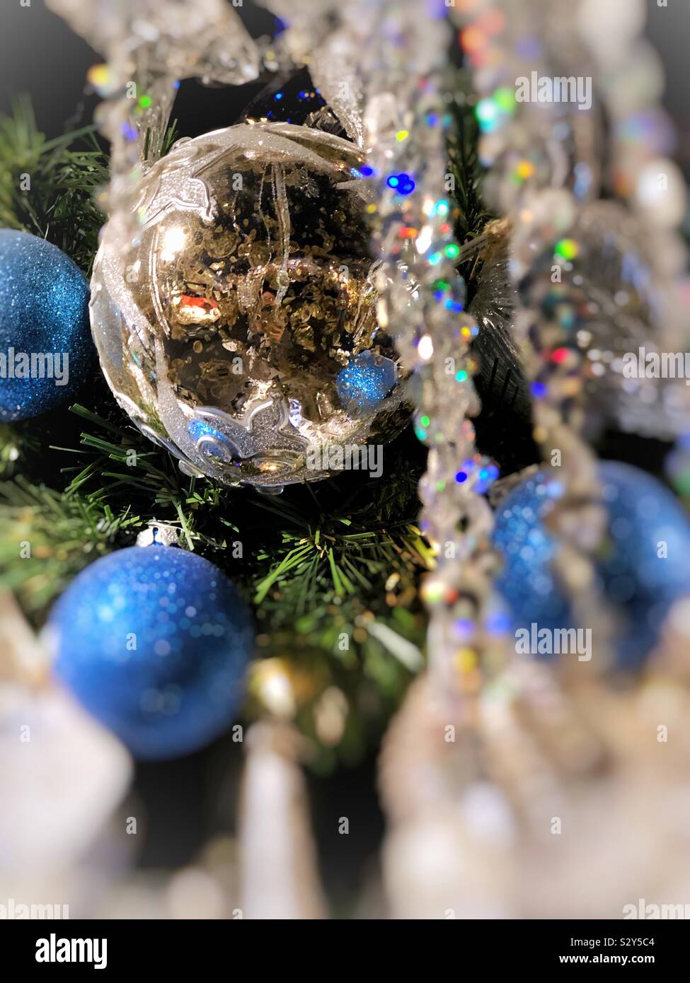 Addobbi natale - Immagine stock catturata con smartphone