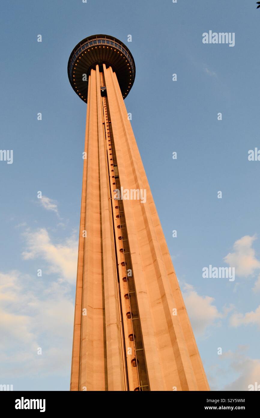 La torre delle Americhe in San Antonio, Texas Foto Stock