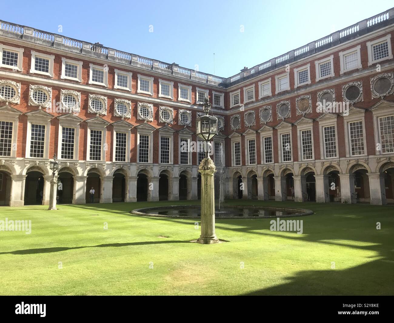 Hampton Court Palace Foto Stock