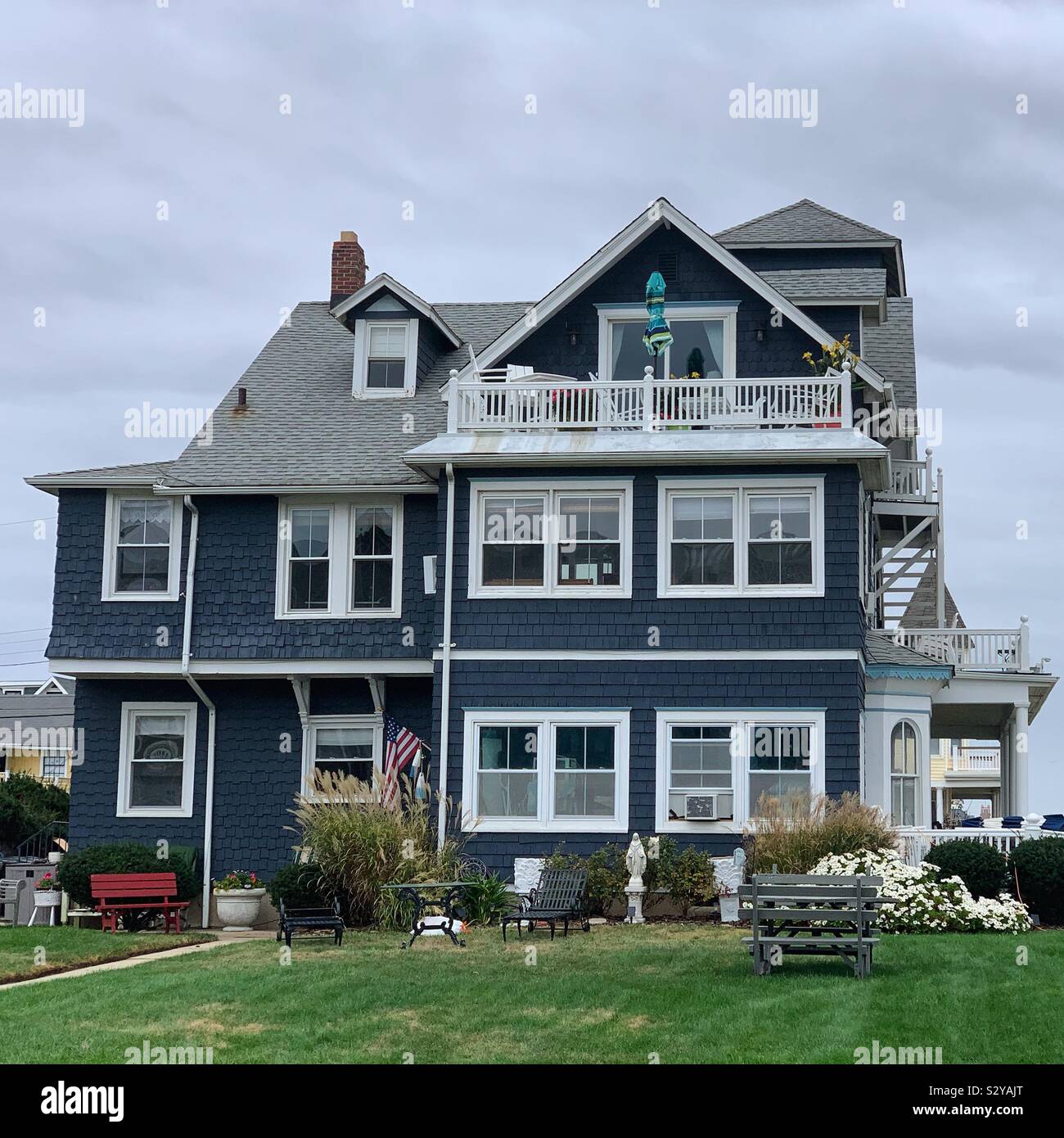 Il Windamer Guest House, Ocean Grove, Neptune Township, Monmouth Counnty, New Jersey, Stati Uniti Foto Stock