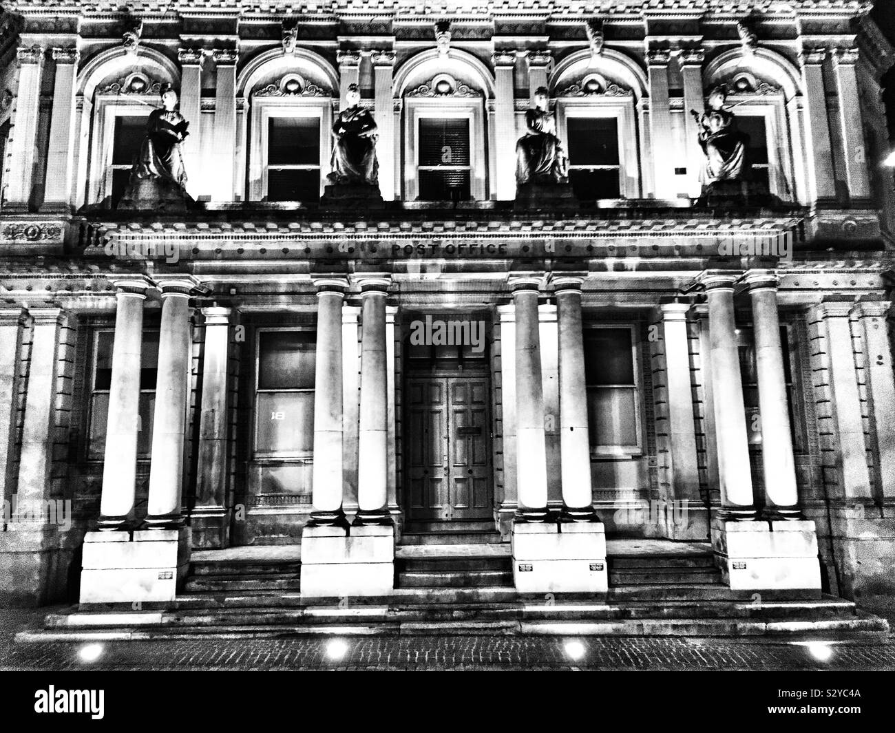 Ex ufficio postale Cornhill Ipswich Suffolk in Inghilterra - Immagine stock catturata con smartphone