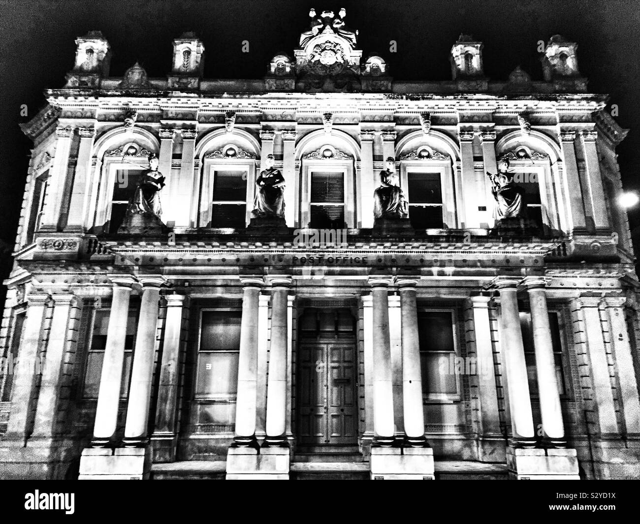 L'ex ufficio postale, Cornhill Ipswich, Suffolk, Inghilterra. - Immagine stock catturata con smartphone
