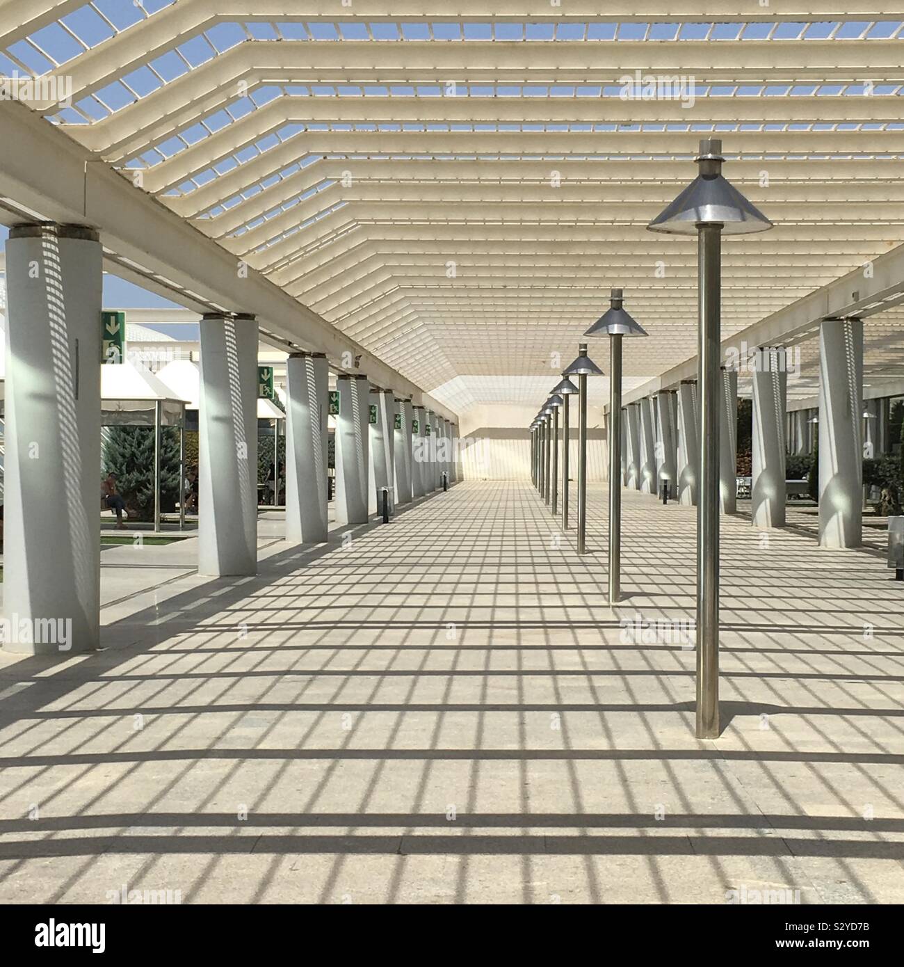 Palma Mallorca Airport interno esterno - Immagine stock catturata con smartphone