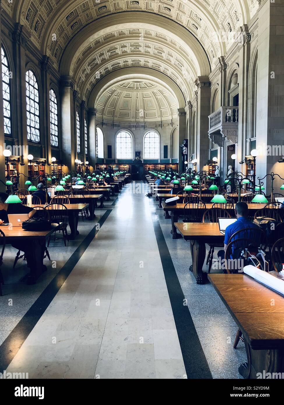 Boston Public Library Foto Stock