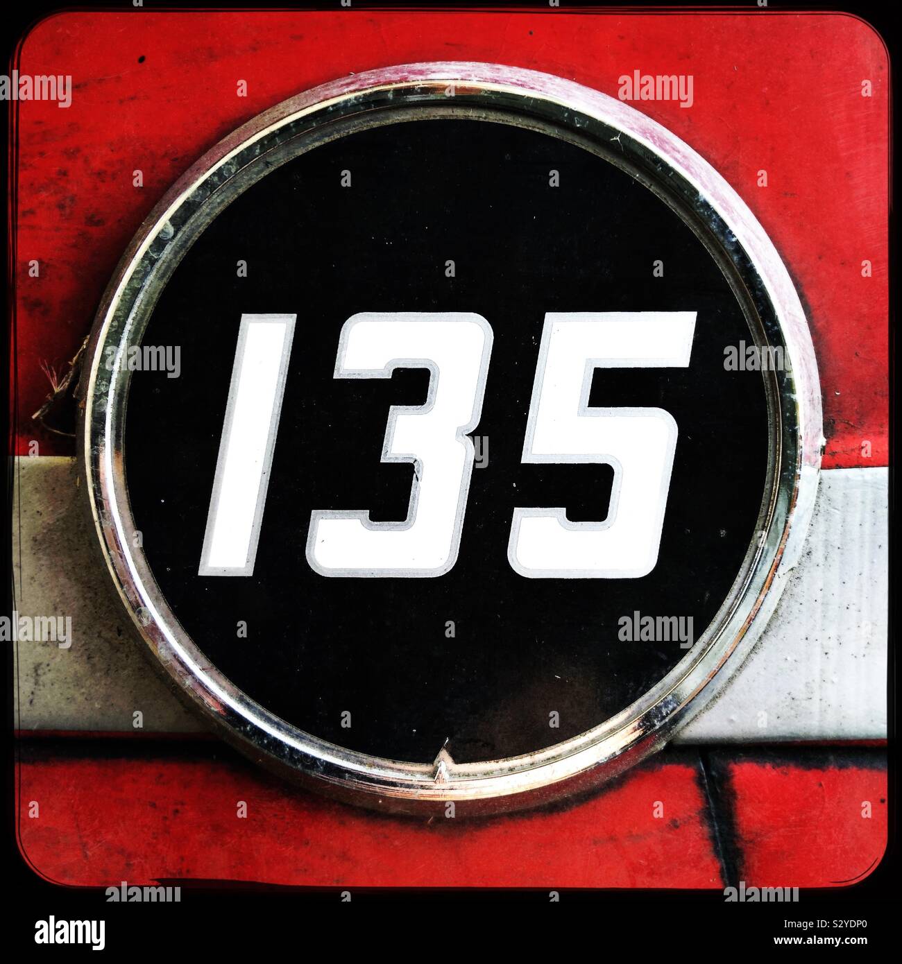 Massey Ferguson 135 Vintage badge del trattore Foto Stock