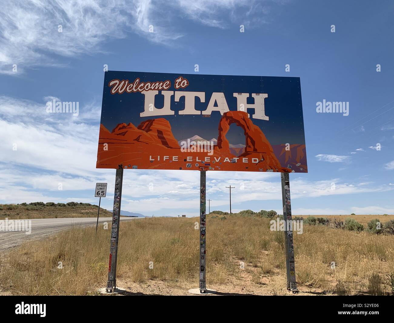Segno dello Utah Foto Stock