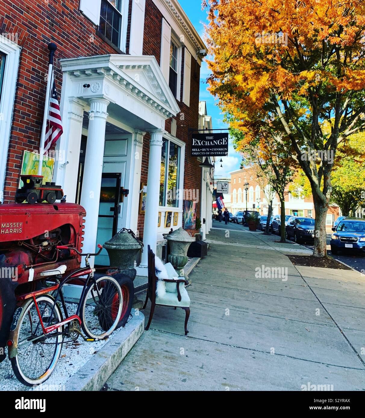 Il marciapiede, Plymouth, Massachusetts, Stati Uniti Foto Stock