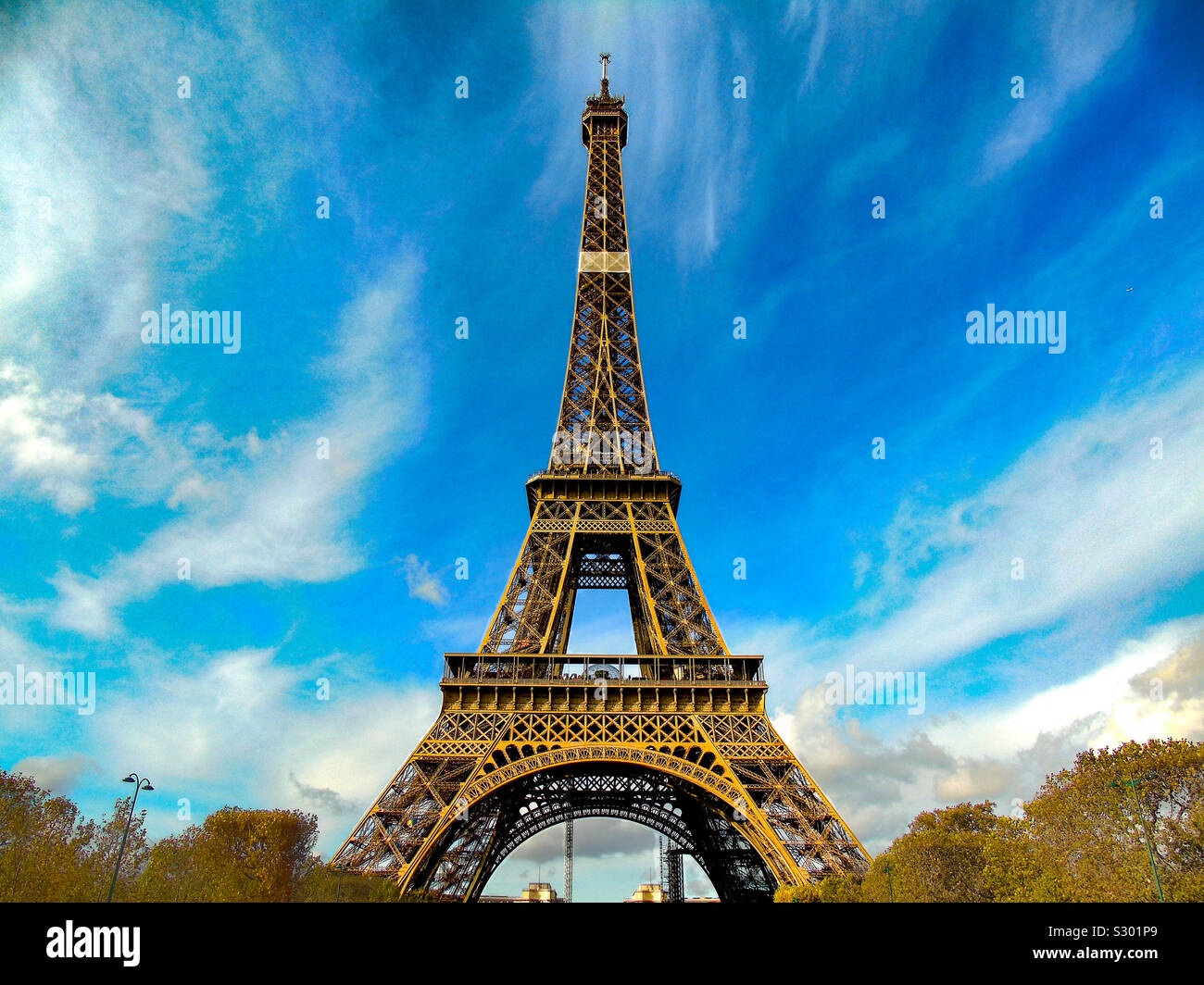 Torre Eiffel Foto Stock