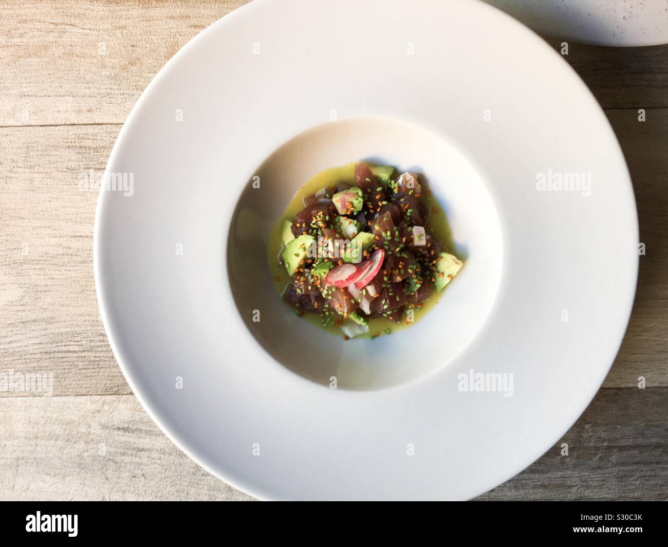 Tartare di tonno Foto Stock