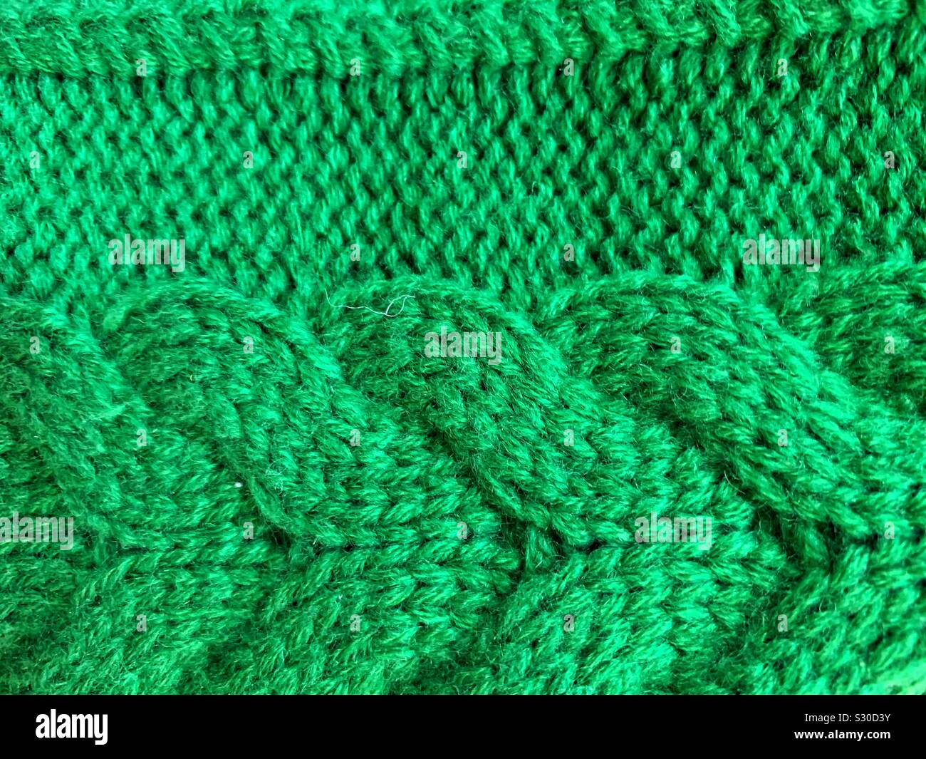 Bellissimo modello di verde filo di maglia Foto Stock