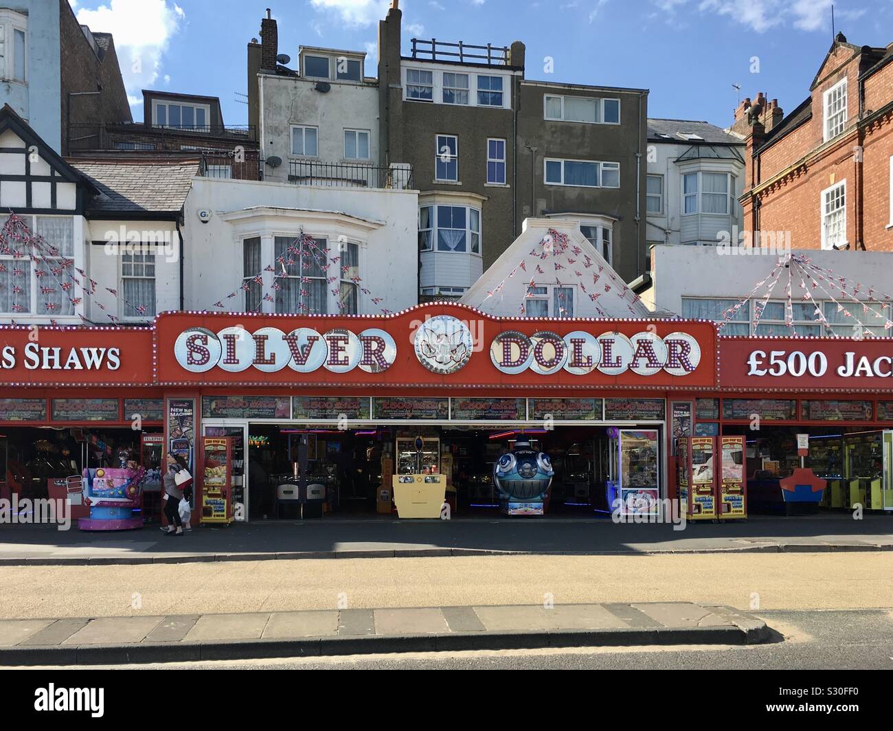 Silver Dollar divertimenti in Scarborough, Yorkshire Foto Stock