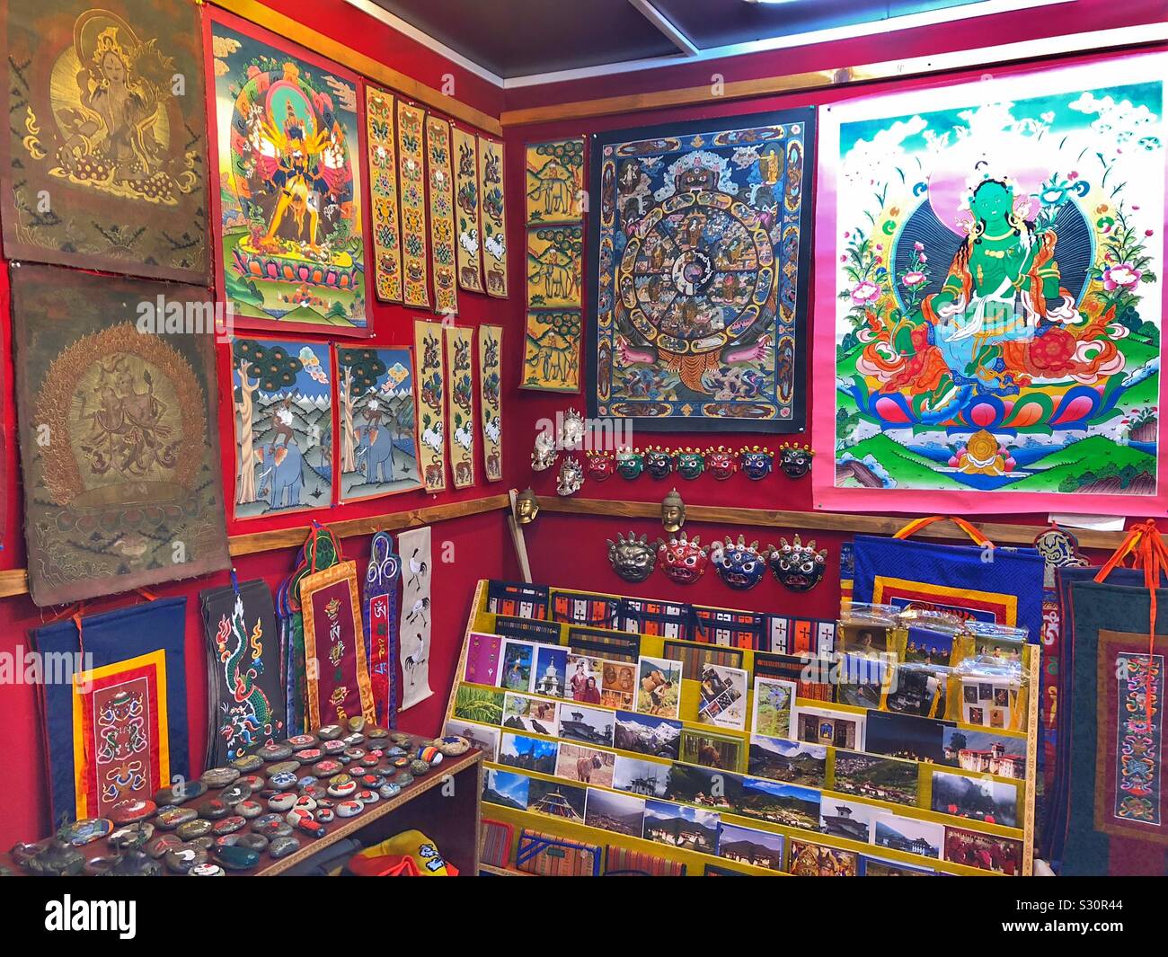 Bhutan opera d'arte. Foto Stock
