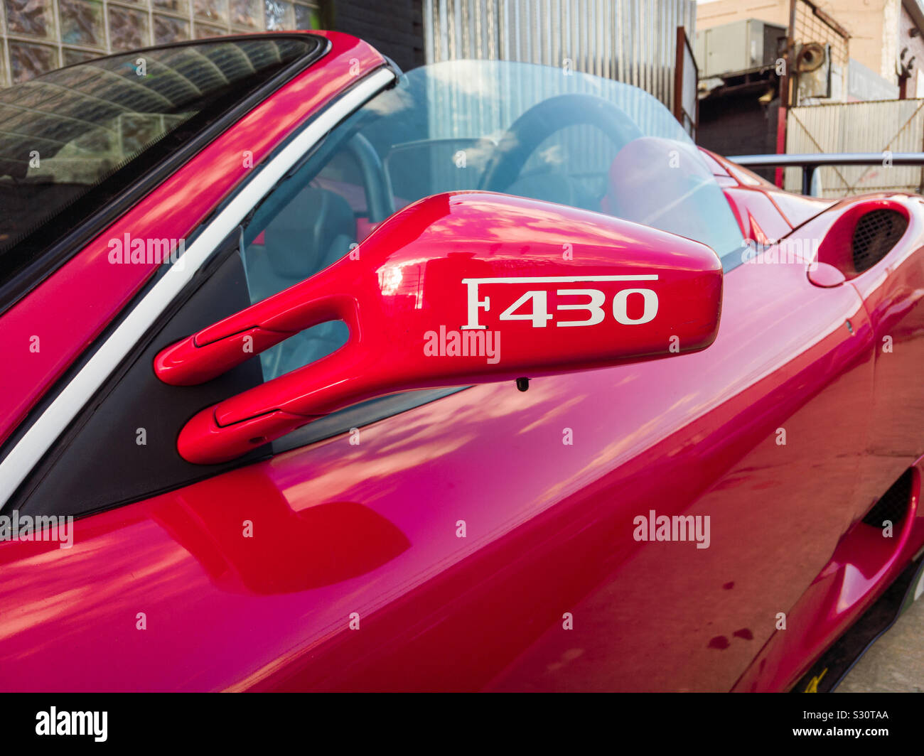 Ferrari F430 - Immagine stock catturata con smartphone
