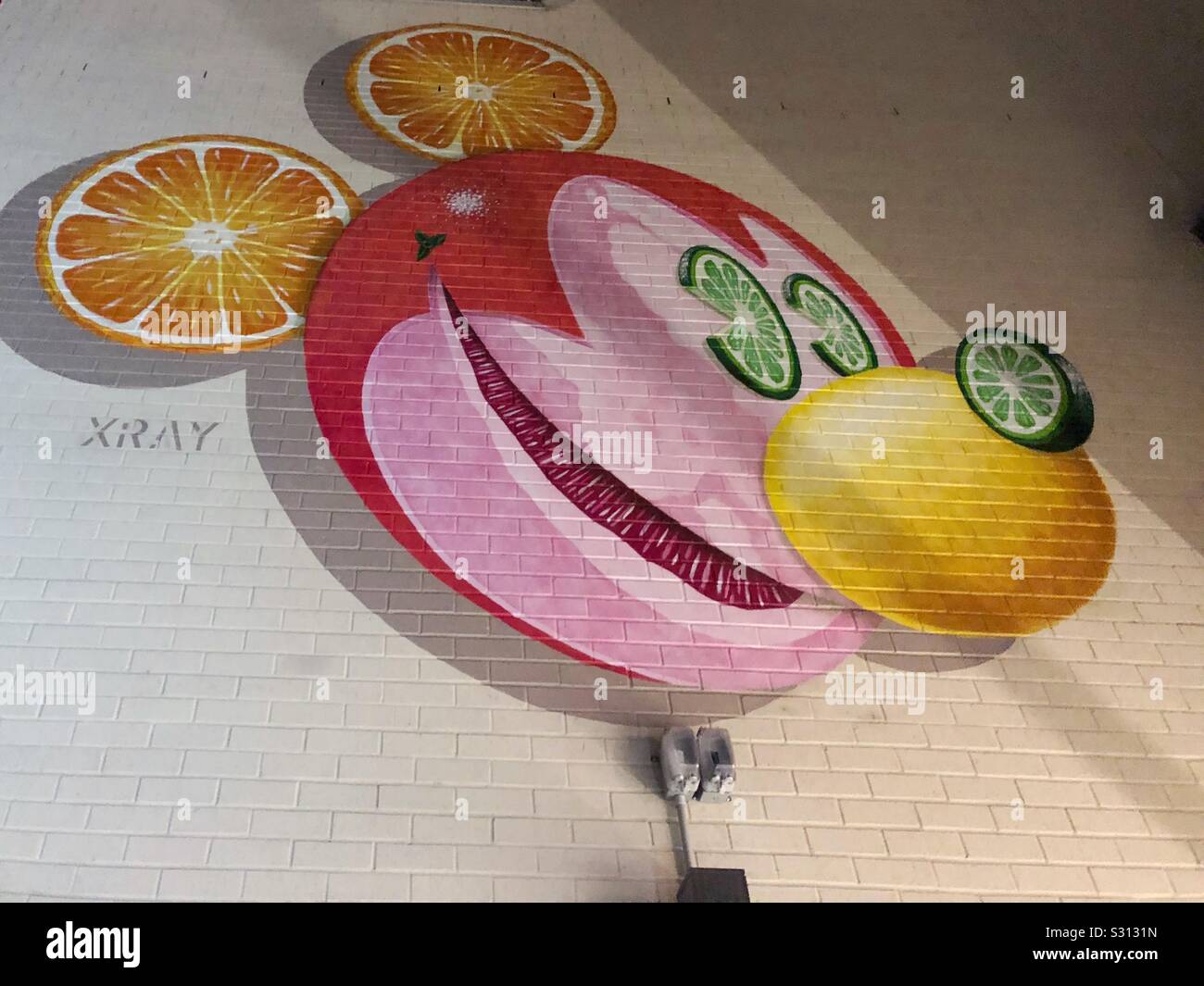 Toronto arte di strada. - Immagine stock catturata con smartphone