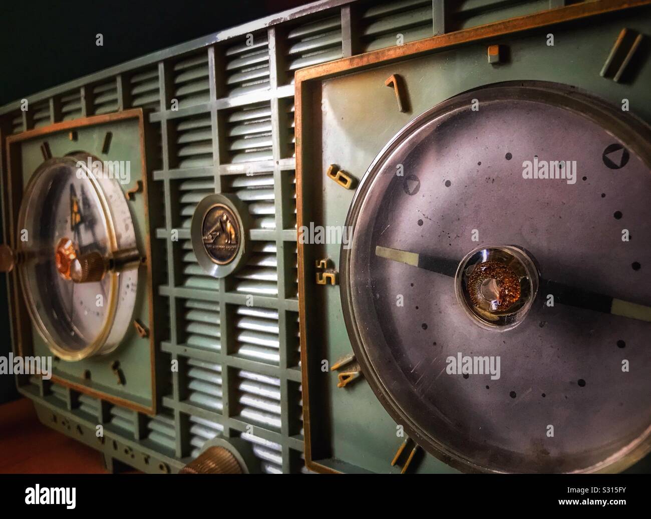 Vintage RCA radio orologio Foto Stock