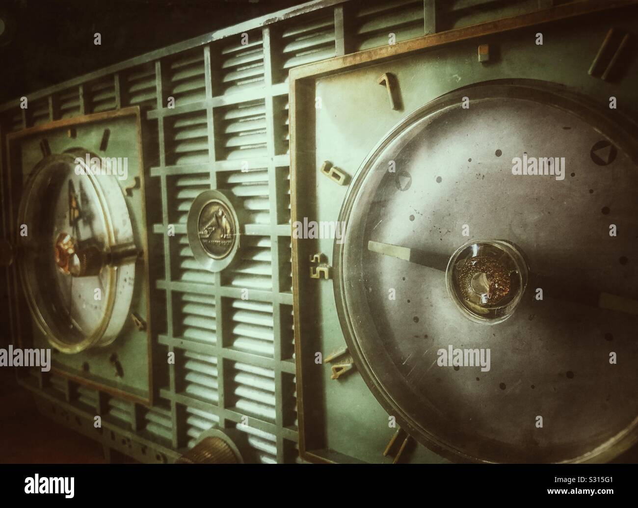 Vintage RCA radio orologio Foto Stock