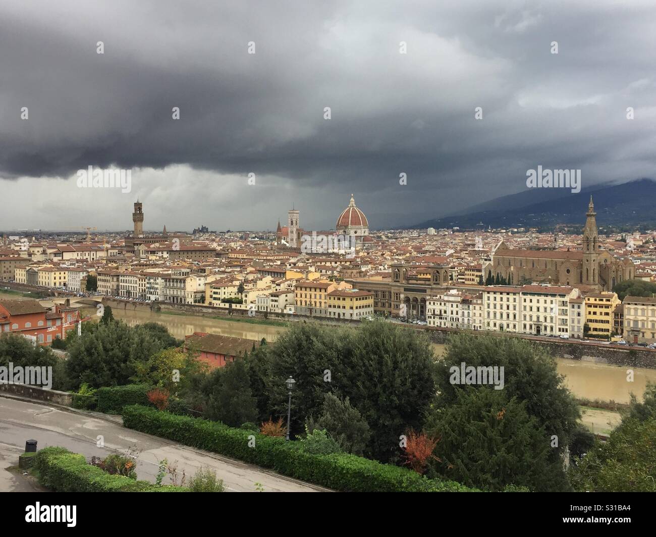 Vista di Firenze Foto Stock