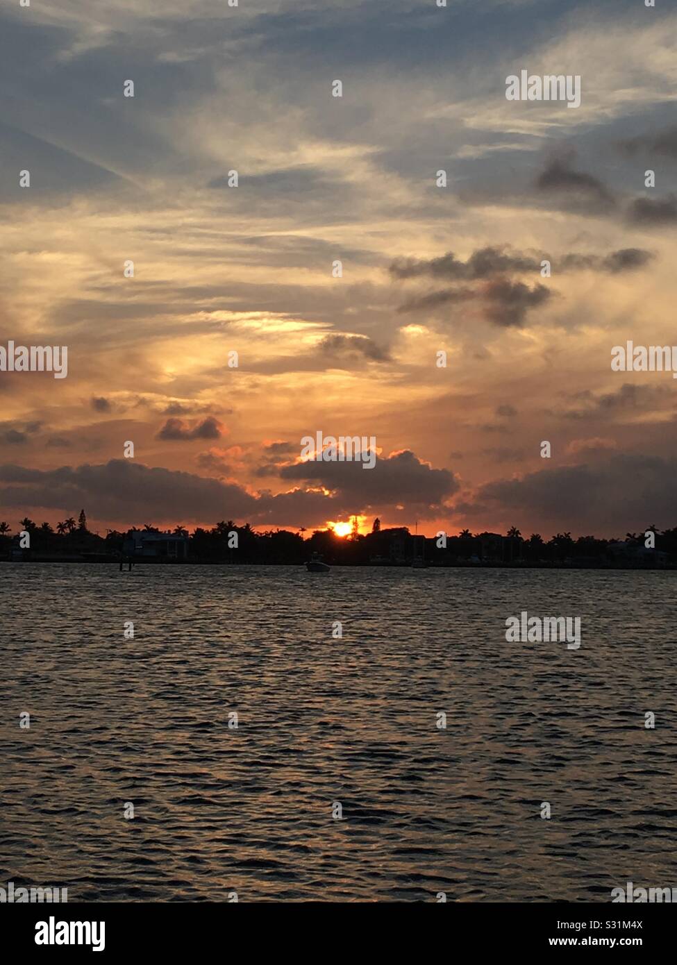 Tramonto in Florida Foto Stock