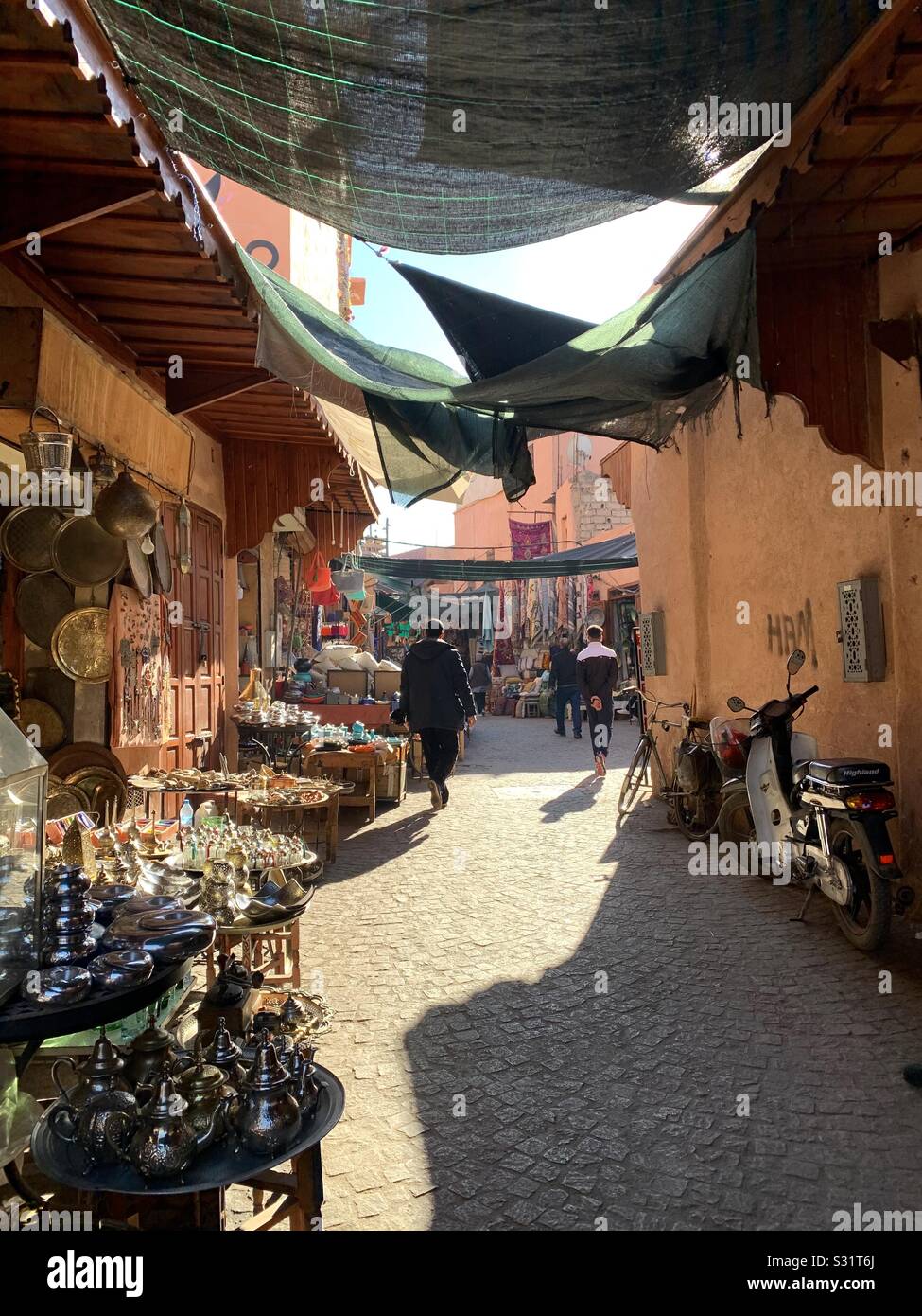 Médina di Marrakech, Marocco Foto Stock