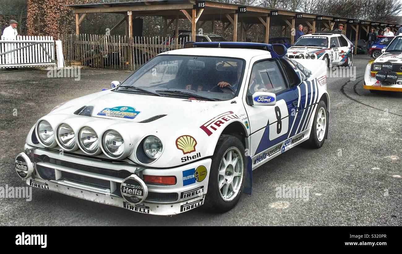 Gruppo B Rally Cars Foto Stock