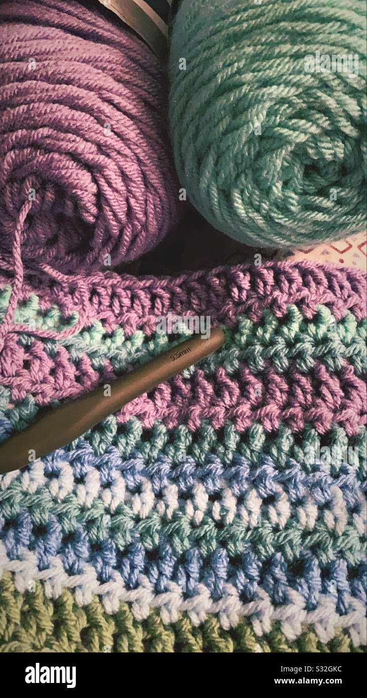 Vita a crochet Foto Stock
