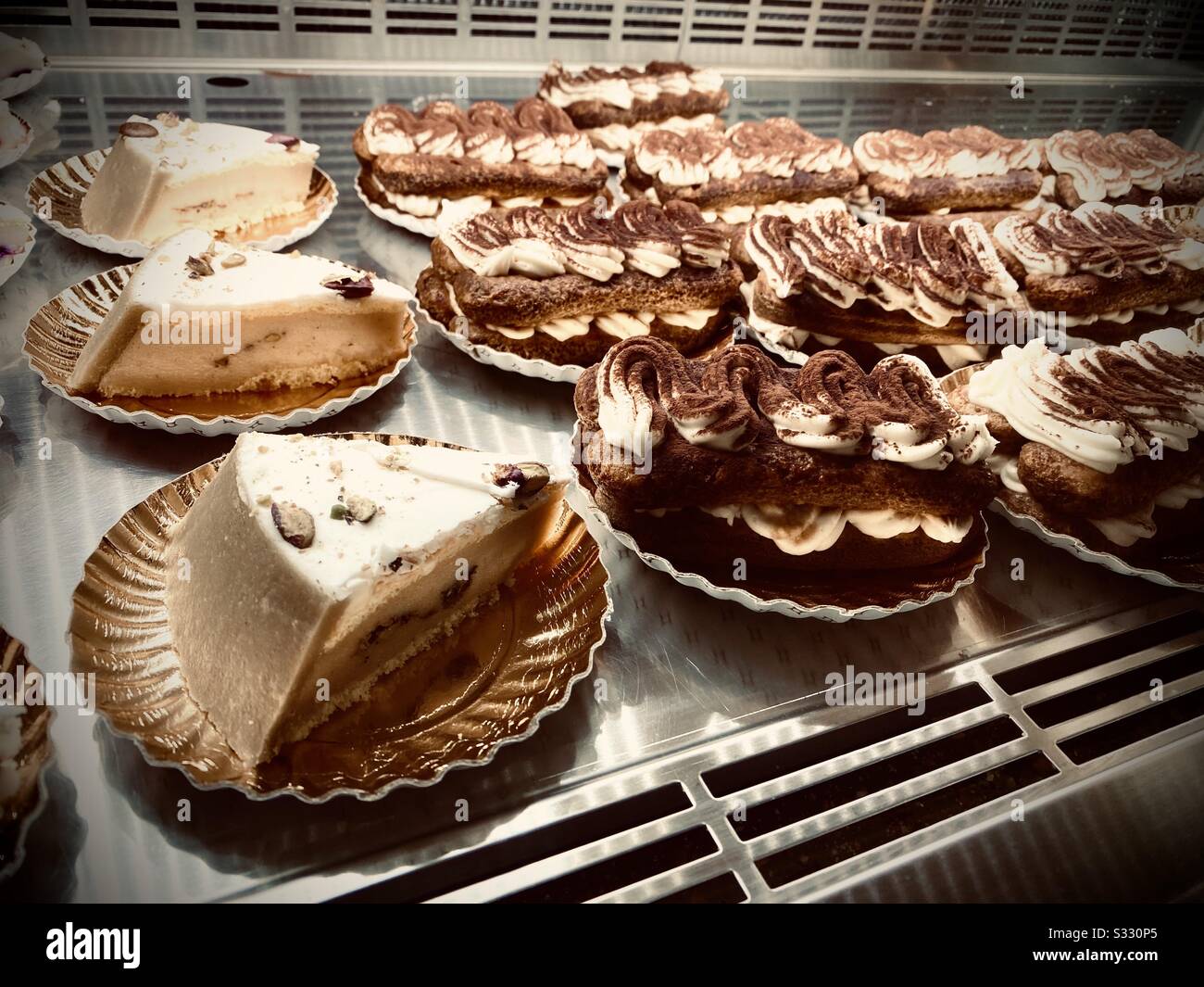 Deliziose torte fatte in casa Foto Stock