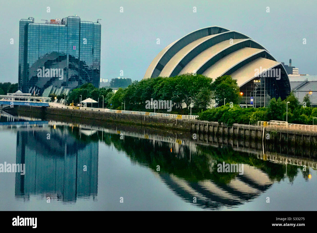 Scottish Event Campus A Glasgow, Scozia. Foto Stock