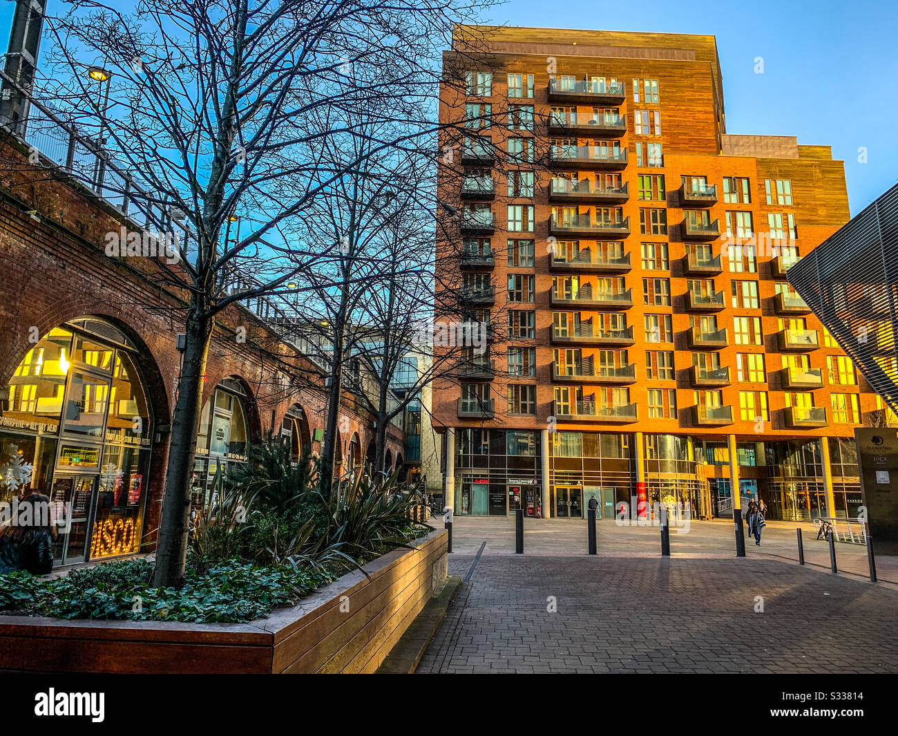 Granary Wharf a Leeds Foto Stock