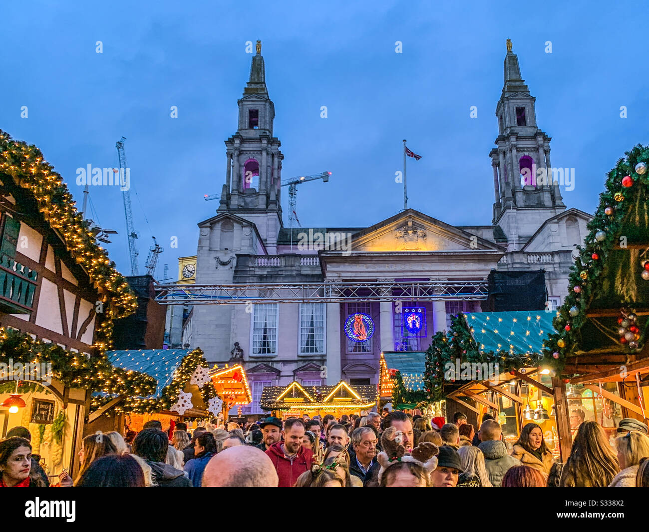 Leeds Millennium Square Foto Stock
