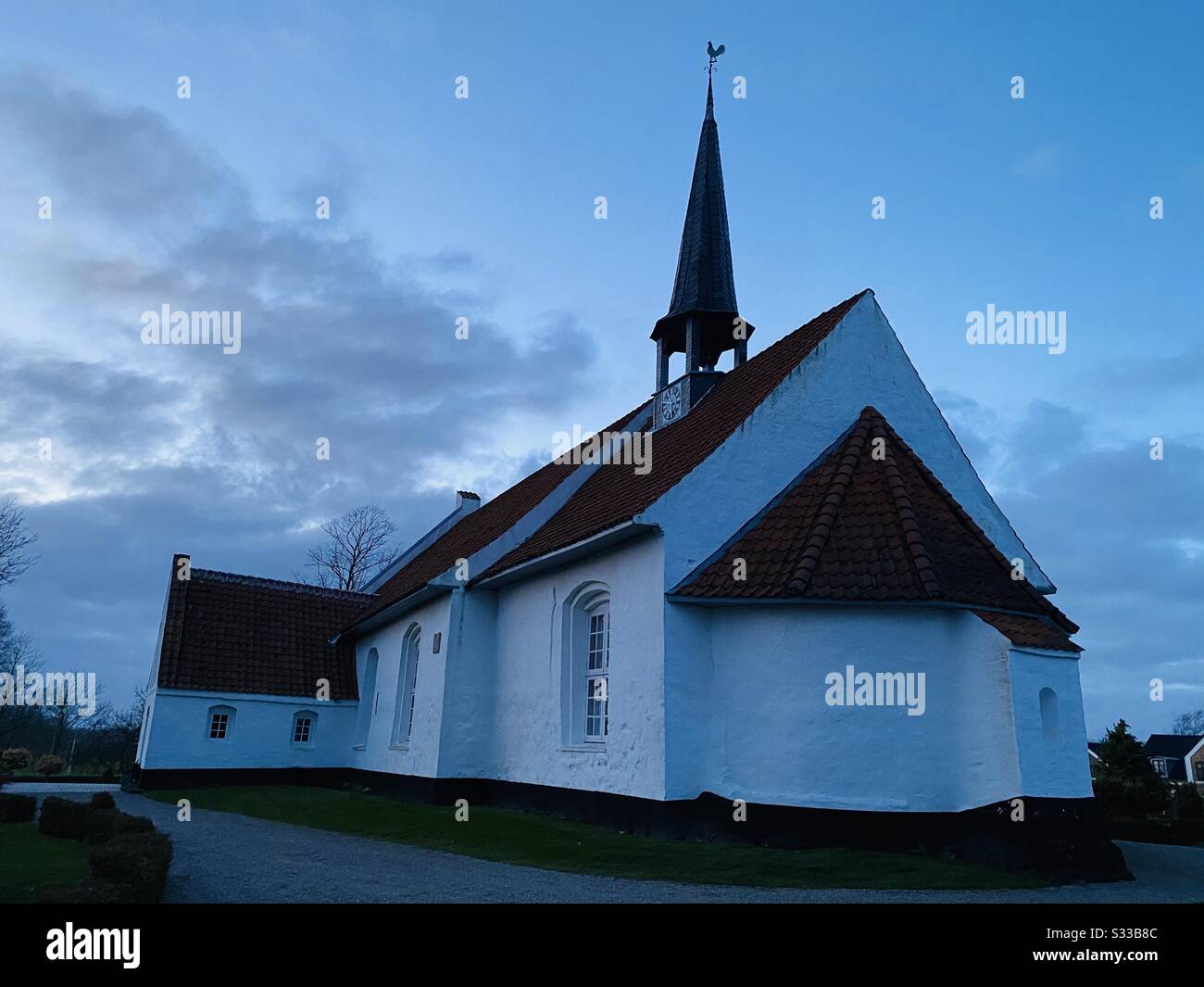 Chiesa danese Foto Stock