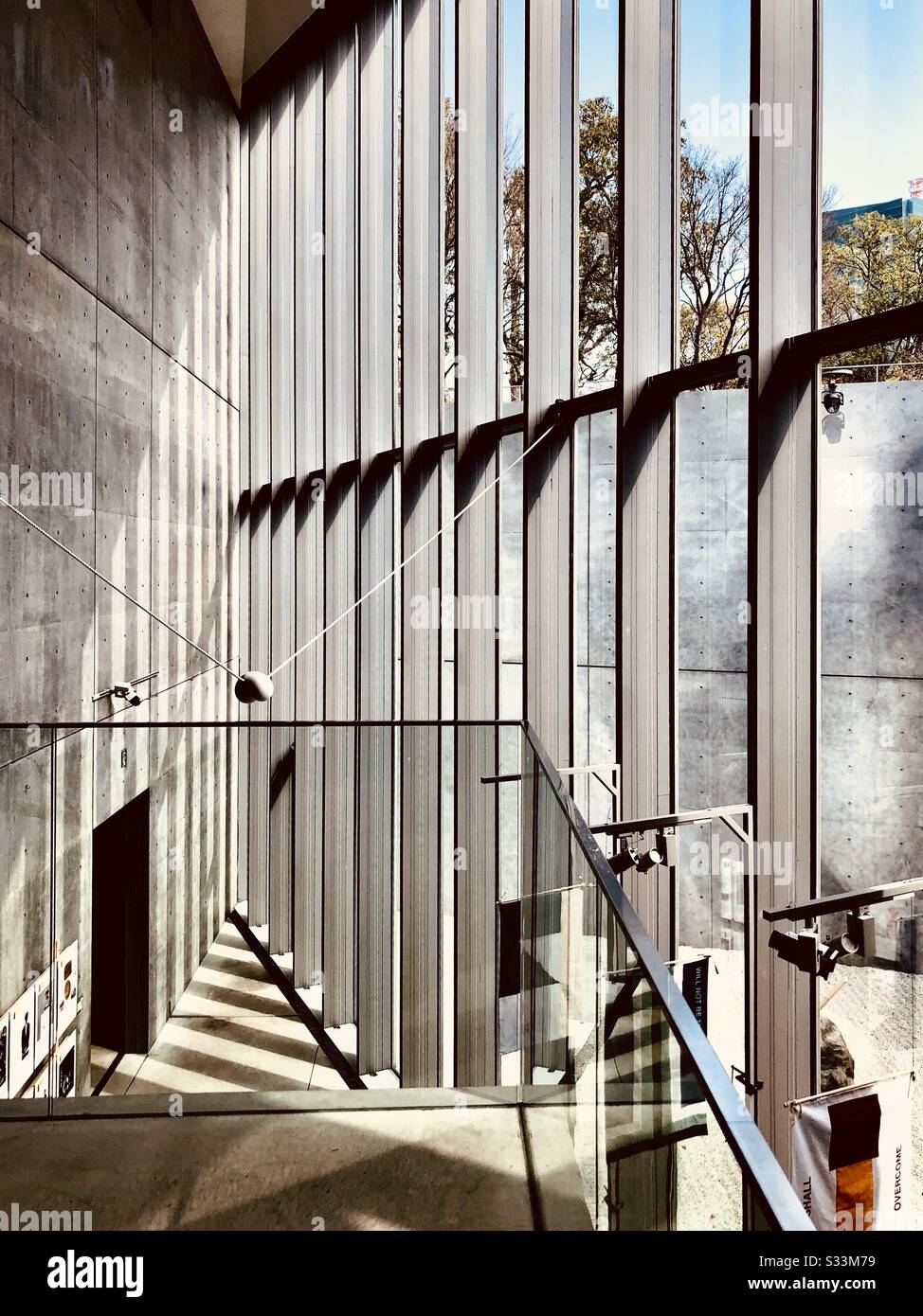 21 21 Design Sight Museum a roppongi, Tokyo, Giappone, progettato dall'architetto giapponese Tadao Ando Foto Stock