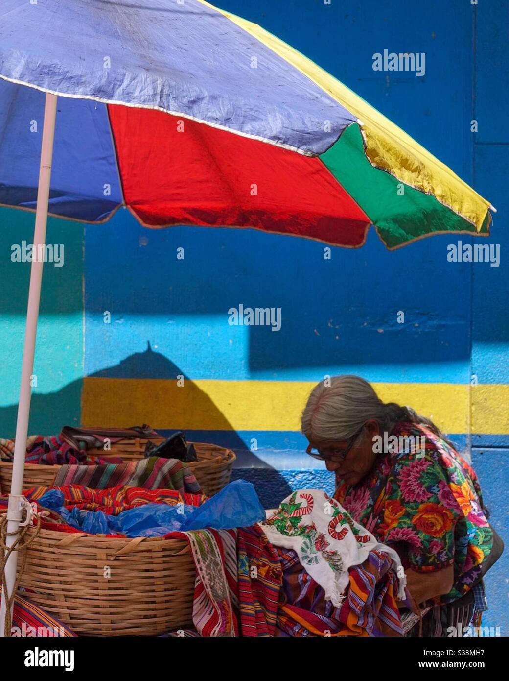 Guatemala la magia dei colori Foto Stock
