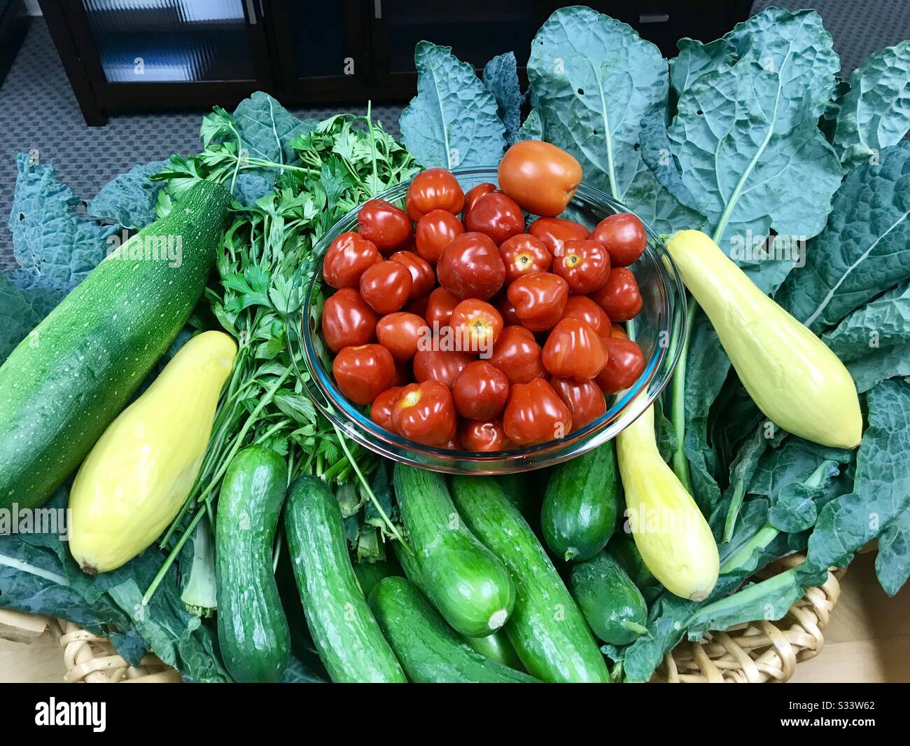 Verdure colorate - Immagine stock catturata con smartphone