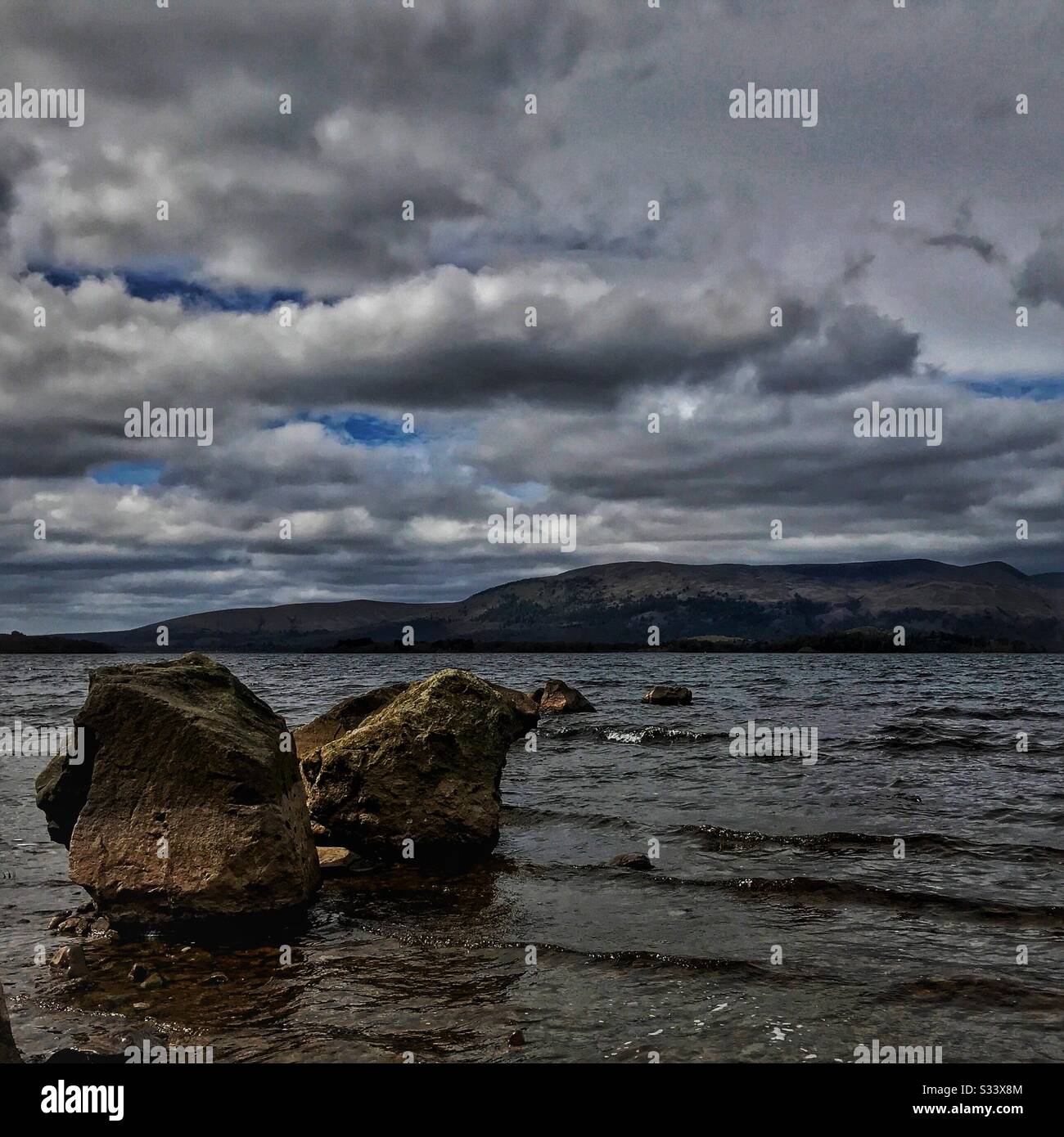 Loch Lomond, Scozia. Foto Stock
