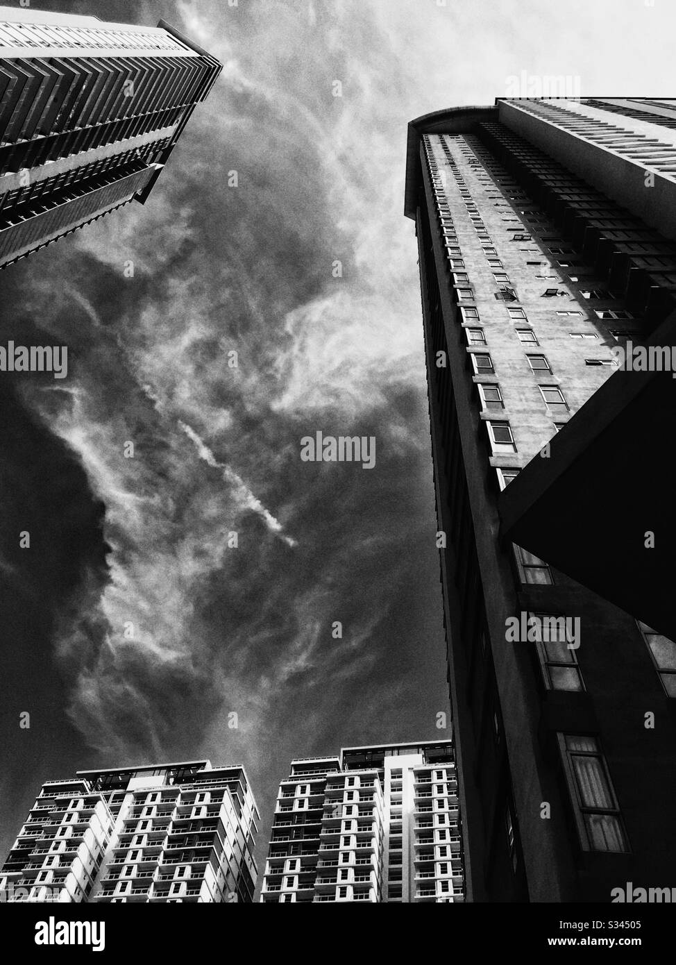 Il picco residenze penang. - Immagine stock catturata con smartphone