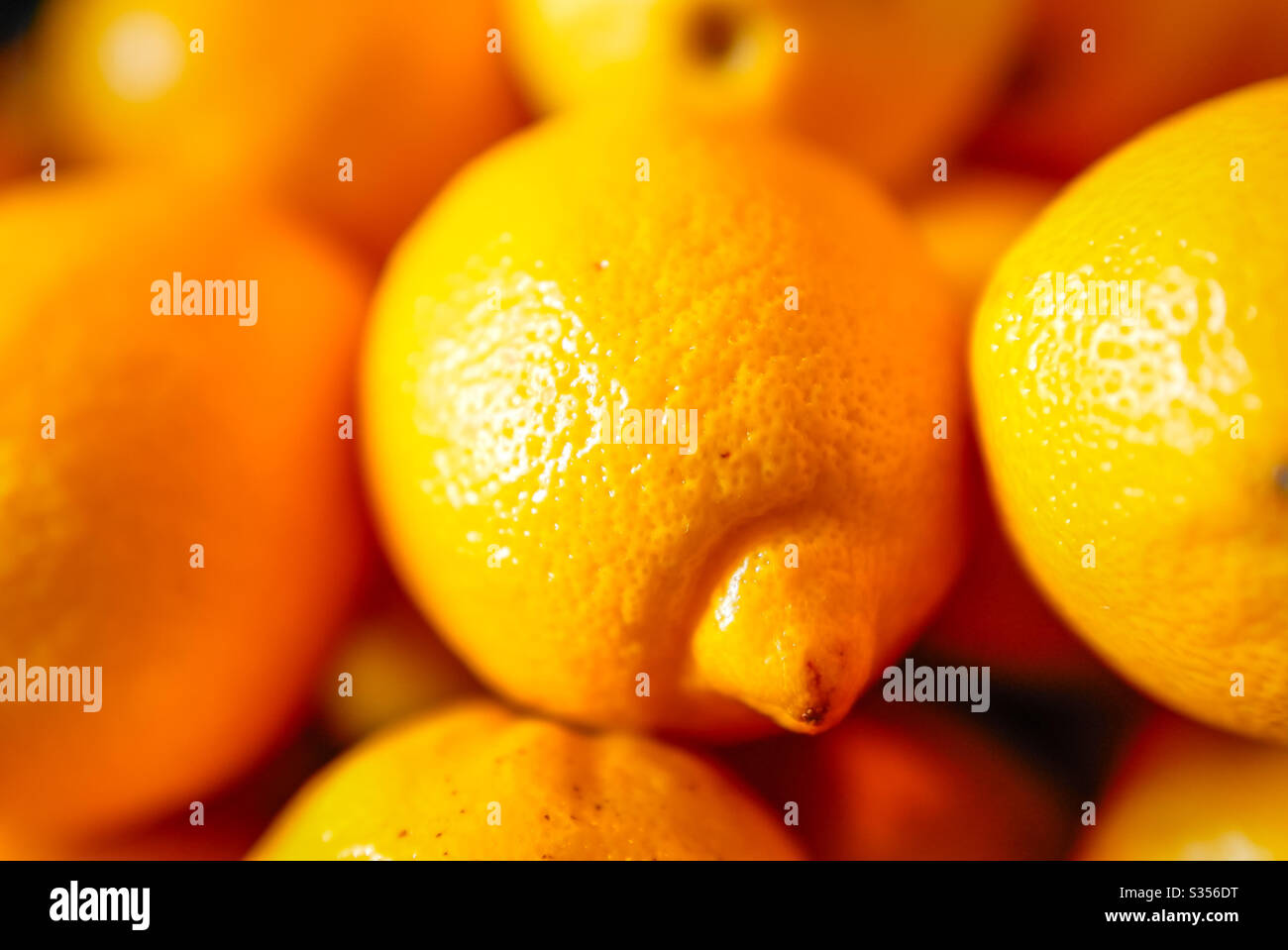 Quando la vita ti passa limoni - Immagine stock catturata con smartphone