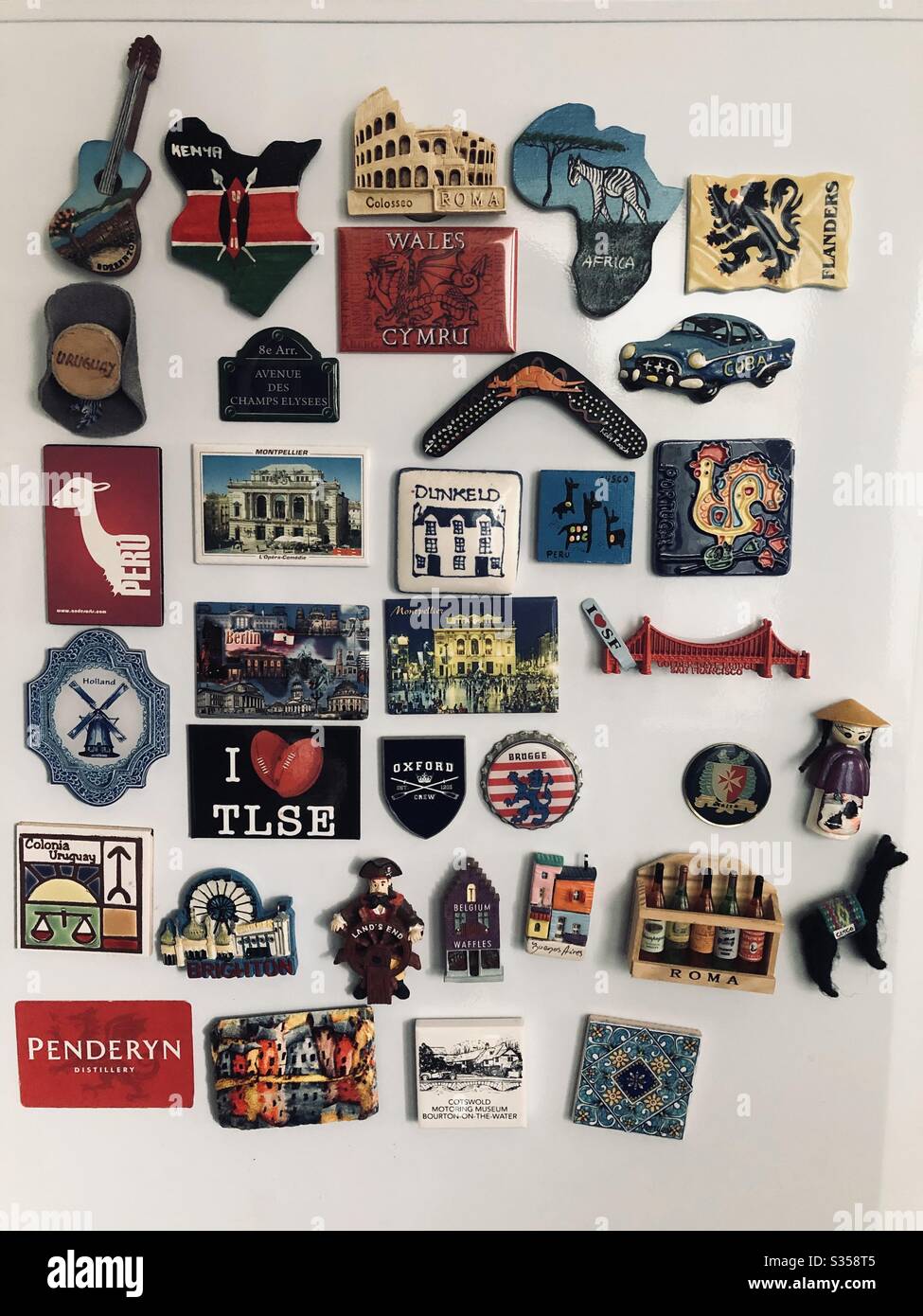 colore: nero con magnete Souvenirs-New York calamite motivo: New York NY Magnet Calamite per frigorifero I Love New York