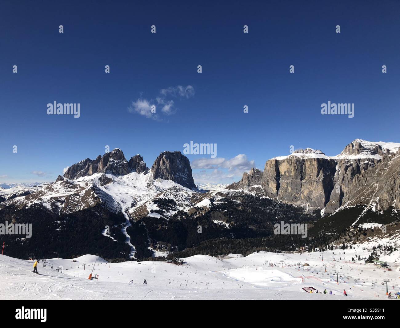 Dolomiti, Italia Foto Stock